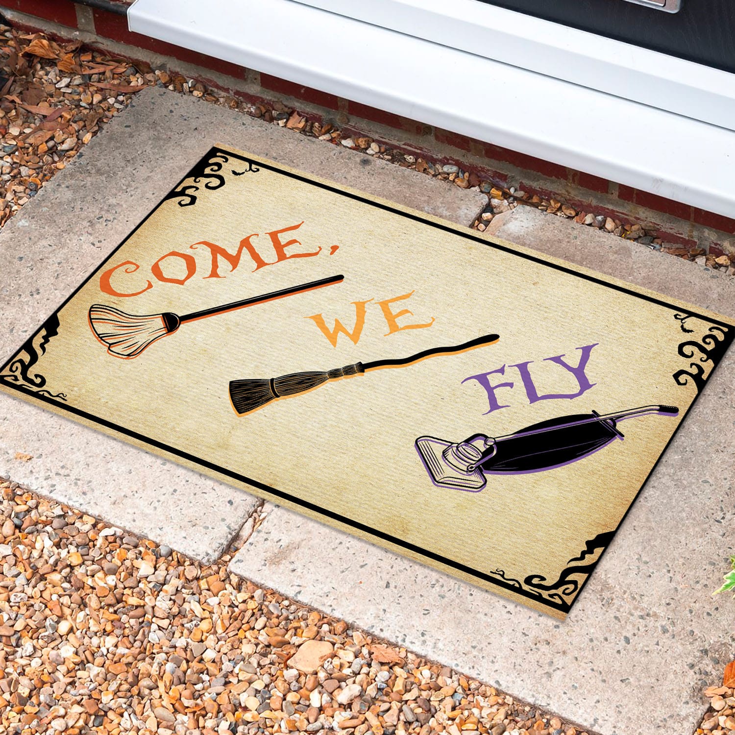 32 HG. Come We Fly () Doormat Mockup 10