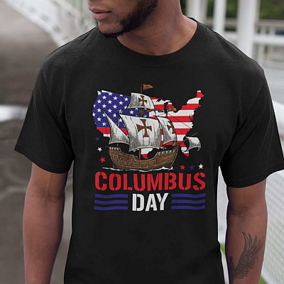 Happy Columbus Day American T-Shirt