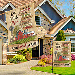 2MH. On This Farm Flag 30x40 Garden & House Mockup 3