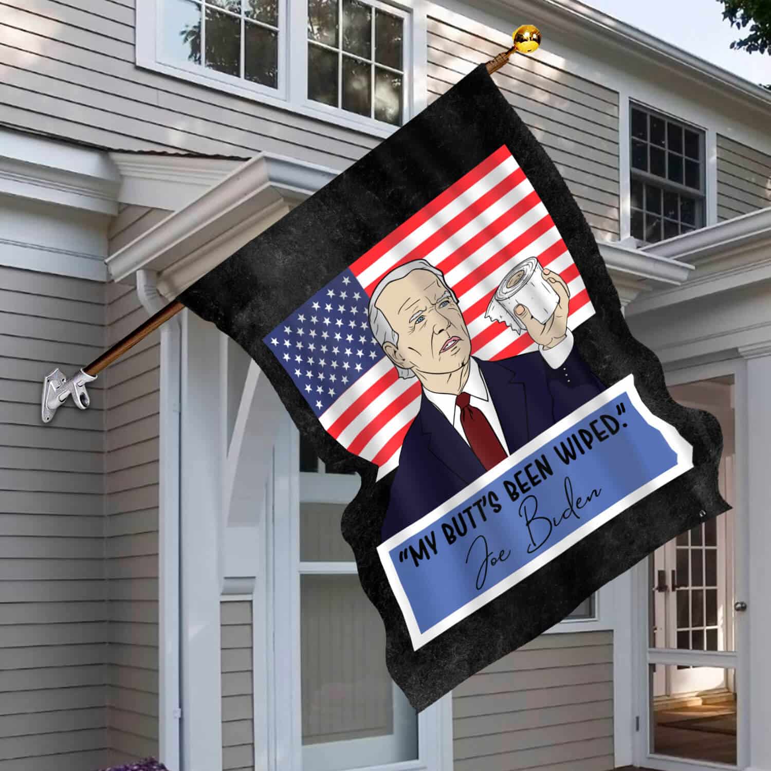 30x40 House Flag Mockup 6