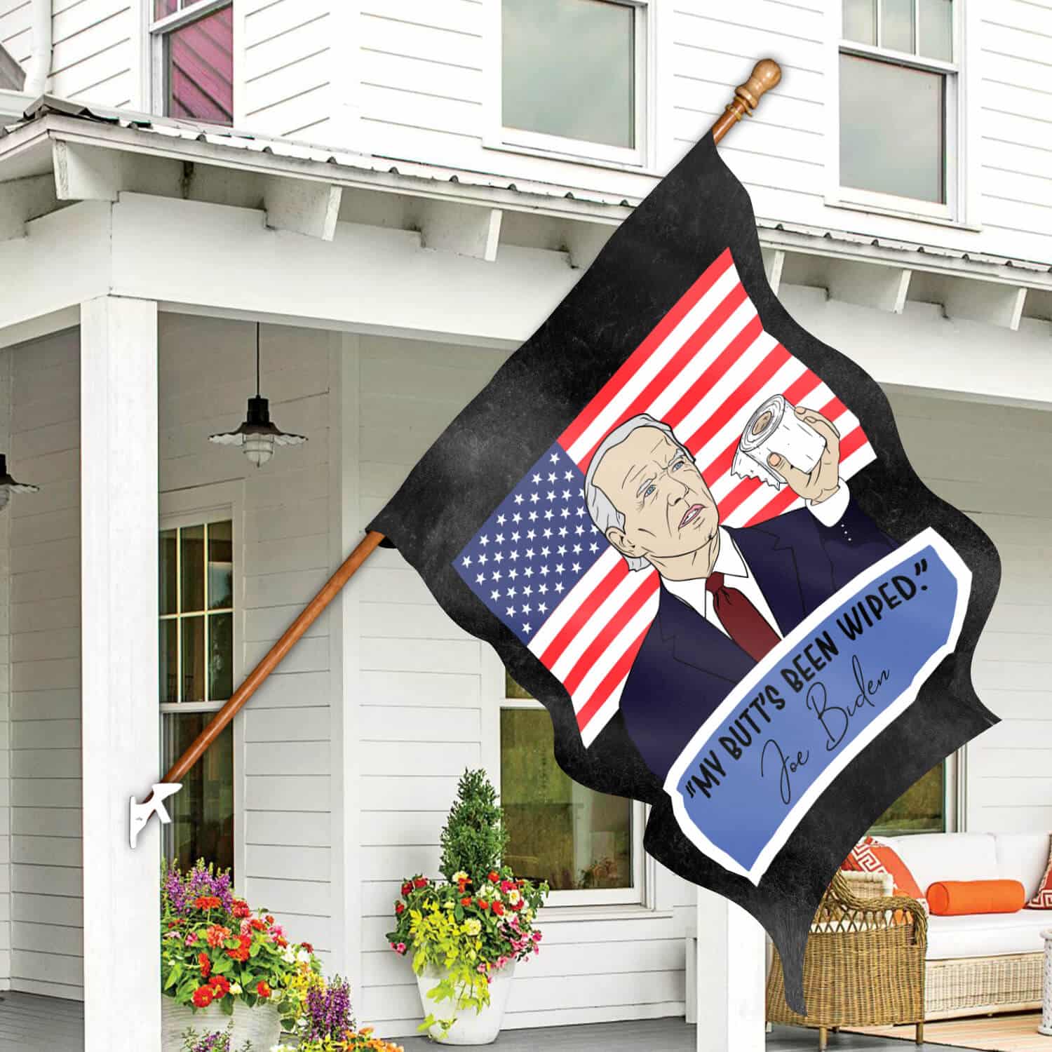 30x40 House Flag Mockup 7