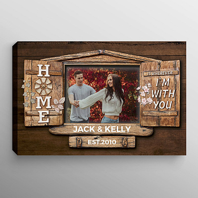 0.75'' Framed Canvas