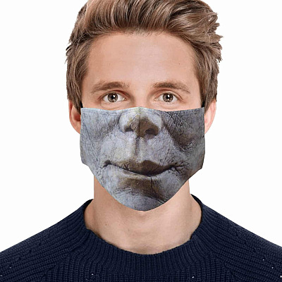 Alternative view of Michael Myers Horror Movie Character Halloween Washable Reusable Custom Printed Cloth Face Mask Cover