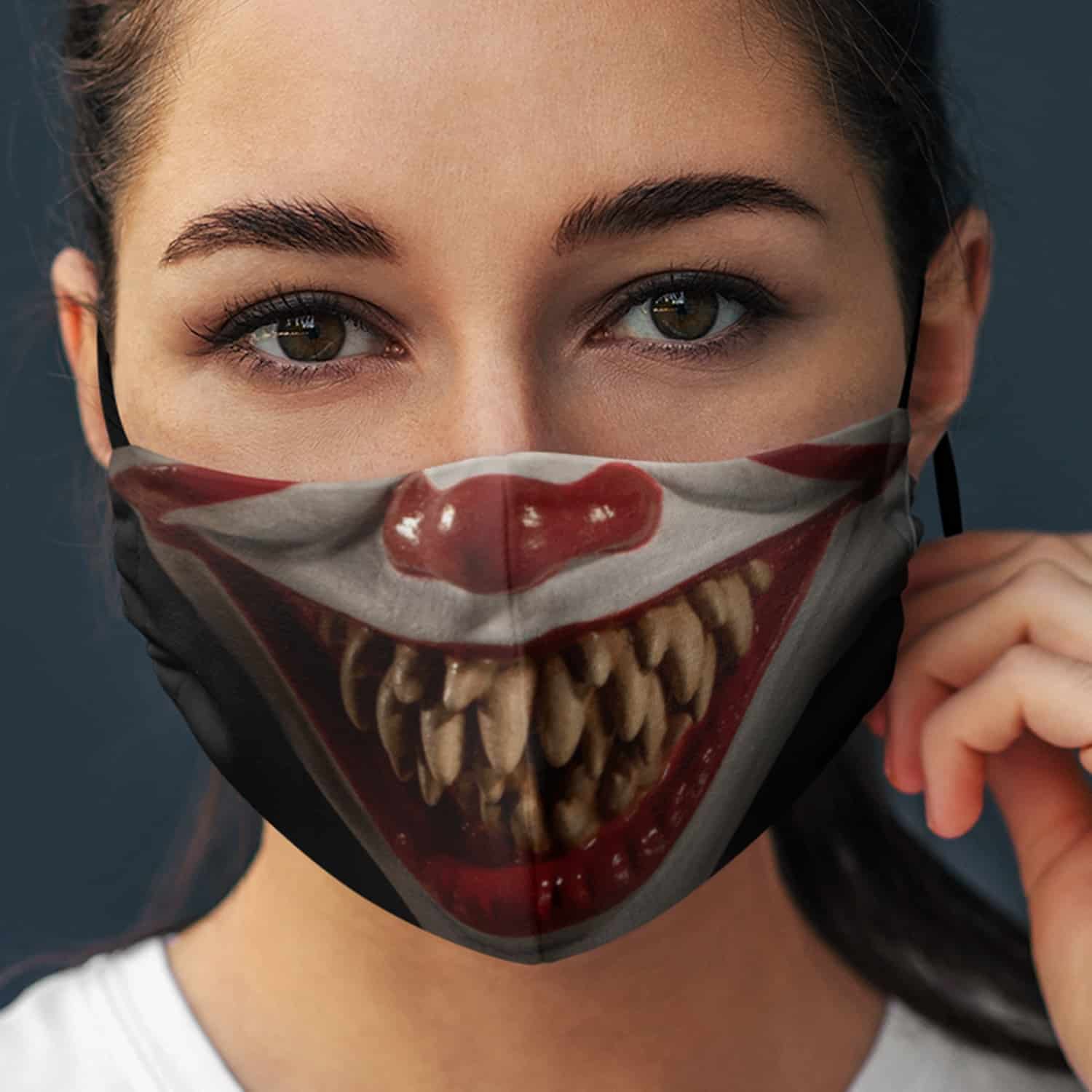 11H. Pennywise Clown IT Horror Facemask 5 mk1