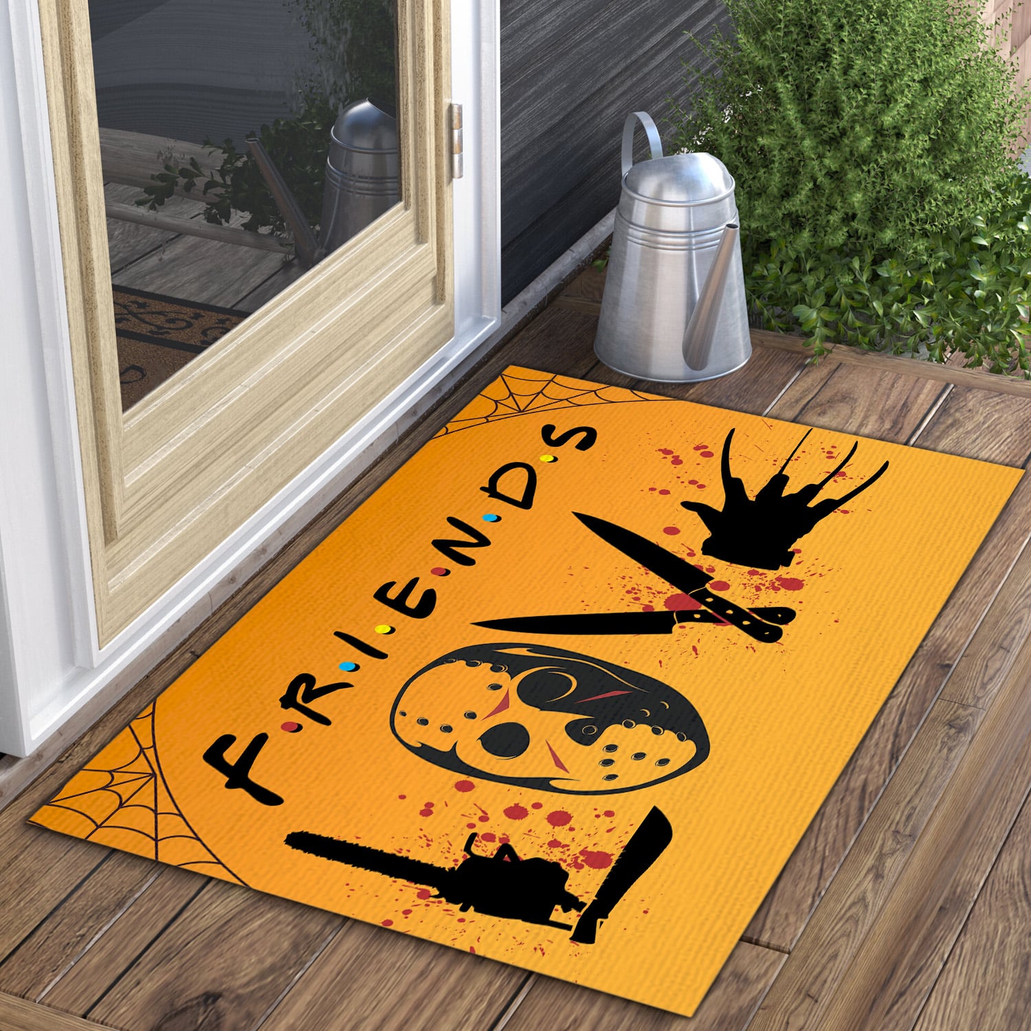 1KT. Love Halloween Characters (4) Doormat mockup 3