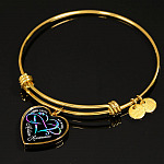 Autism Awareness Love Needs No Words Heart Pendant Necklace - Autism Gift Ideas