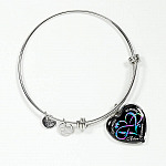 Autism Awareness Love Needs No Words Heart Pendant Necklace - Autism Gift Ideas