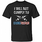 I Will Not Comply To CoT-Shirt, Black, Unisex T-Shirt