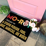 4Th ưu tiên. Moron Biden - Doormat (1) Doormat mockup 4