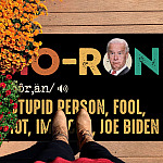 4Th ưu tiên. Moron Biden - Doormat (1) Doormat mockup 7