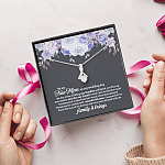 To My New Mom On My Wedding Day You'll Be My New Mother And Also My Friend Alluring Beauty Pendant Necklace - Mother In Law Gift