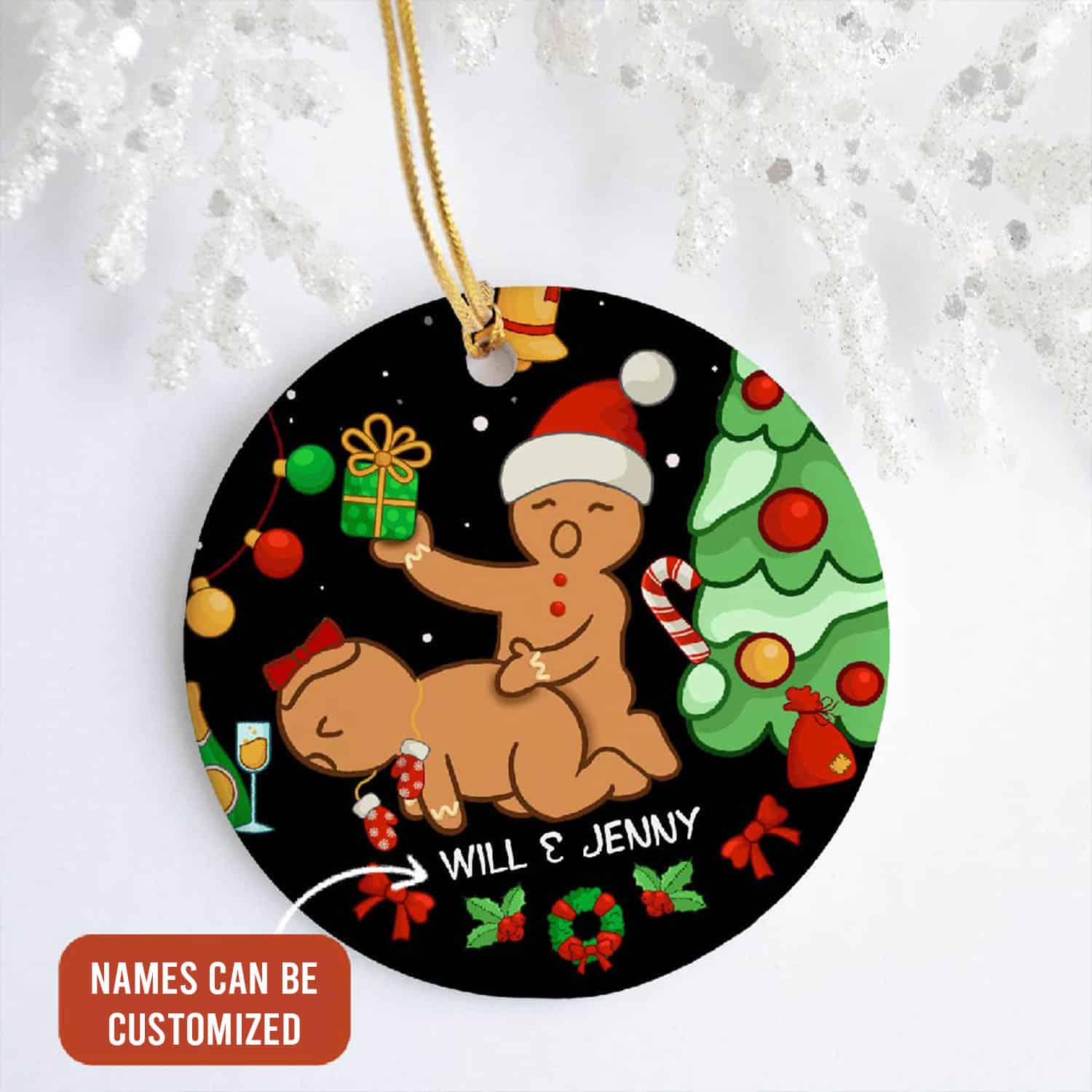 14NH. Gingerbread Ornament mk 2