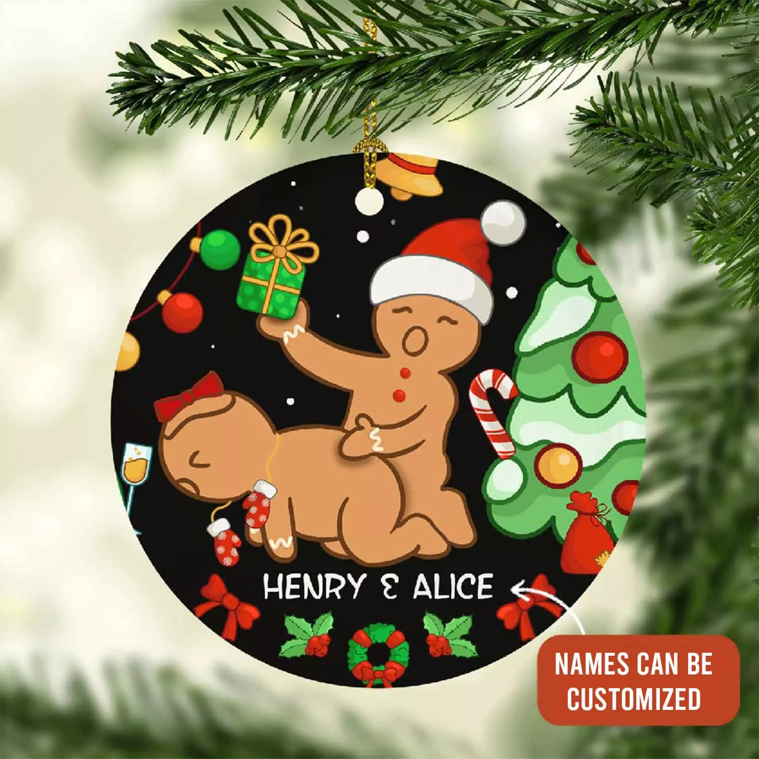 14NH. Gingerbread Ornament mk 3