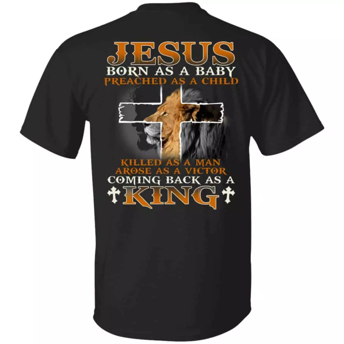 Jesus Born As A Baby Prea-Shirt Only, Black, Unisex T-Shirt