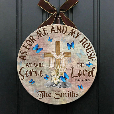 Wooden Door Sign