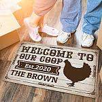 sample design Doormat mockup 6