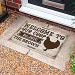 sample design Doormat mockup 10fx