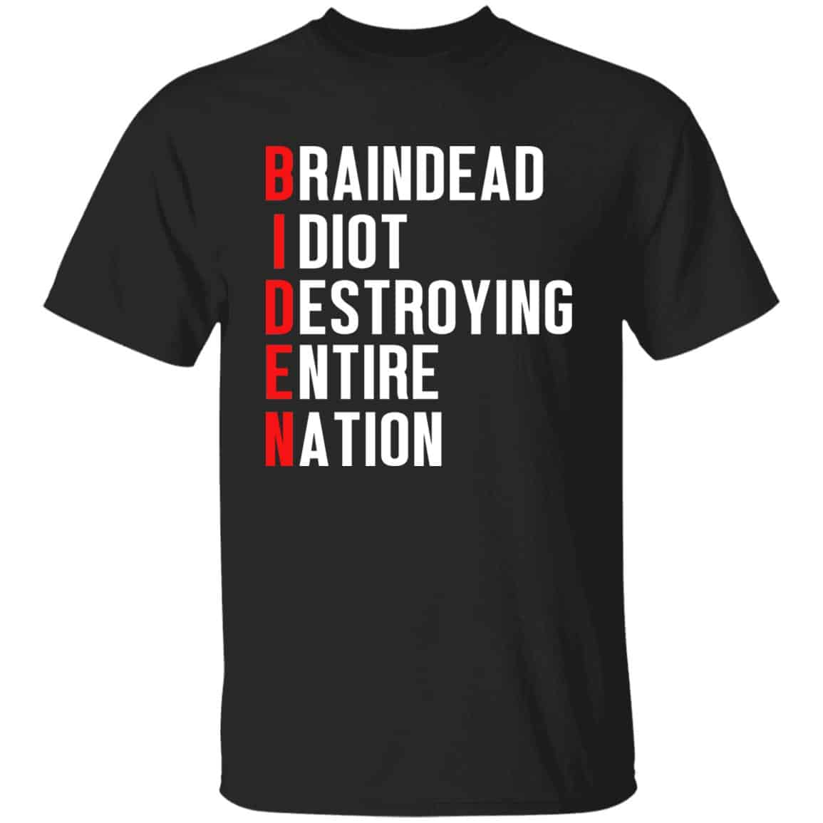 1N.Braindead Idiot, Black, Unisex T-Shirt 1N.Braindead Idiot, Black, Unisex T-Shirt