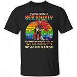1N.People Should Seriously Stop (5), Black, Unisex T-Shirt