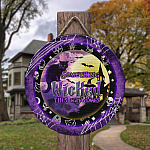 4KNG. Wicked Halloween Door Sign Mockup 3