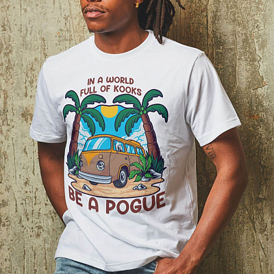 Alternative view of In A World Full Oh Kooks Be A Pogue T-Shirt - Funny Movie Quote Shirt