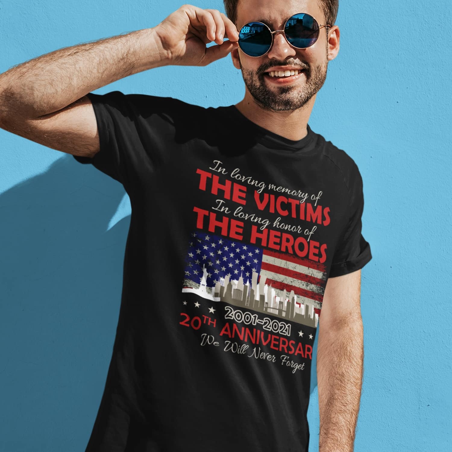 In The Loving Memory Of The Victims 9 11 Memorial T-shirt - 9/11 We ...