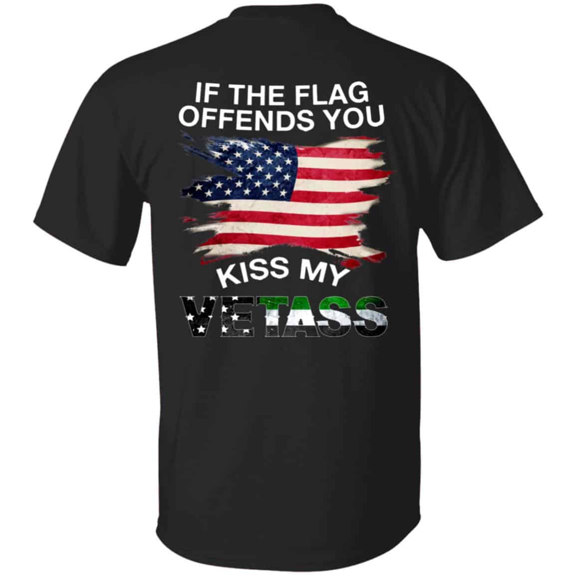 1N.If The Flag Offends YOu (4), Black, Unisex T-Shirt 1N.If The Flag Offends YOu (4), Black, Unisex T-Shirt