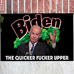 Joe Biden The Quicker Fucker Upper Indoor Outdoor Doormat - Funny Pro Trump Anti Biden Door Mat