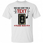 god, White, Unisex T-Shirt