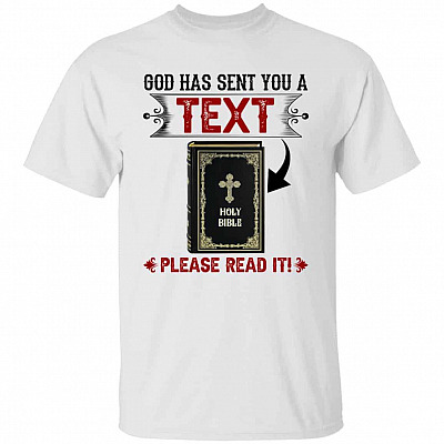god, White, Unisex T-Shirt