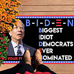 5VT. UU TIEN Biden Biggest Idiot Doormat Doormat mockup 7