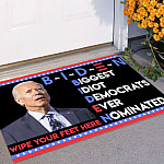 5VT. UU TIEN Biden Biggest Idiot Doormat Doormat mockup 11