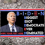 5VT. UU TIEN Biden Biggest Idiot Doormat Doormat Mockup 13