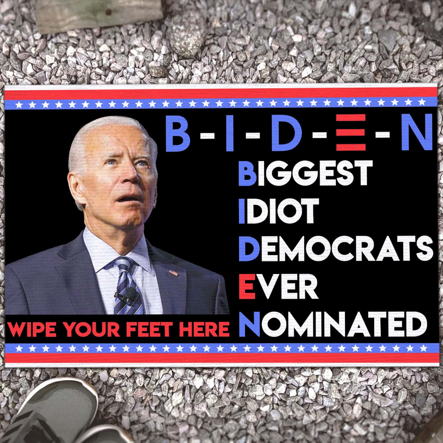 5VT. UU TIEN Biden Biggest Idiot Doormat Doormat Mockup 13