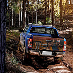 10VT. Bigfoot Drinking Beer Tailgate Tailgate Wrap Mockup 16