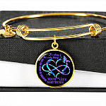 It's Ok If The Only Thing You Do Today Is Breathe Your Life Matters Circle Pendant Necklace