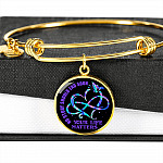 No Story Should End Soon Your Life Matters Circle Pendant Necklace