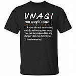 unagi, Black, Unisex T-Shirt