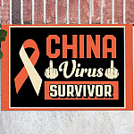 China Virus Survivor Decorative Doormat - Funny Welcome Mat