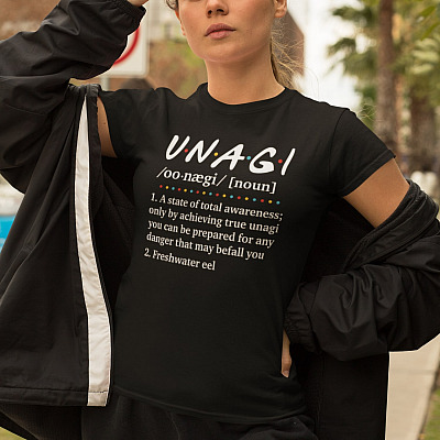 Alternative view of Unagi A State Of Total Awareness Only By Achieving True Unagi You Can Be Prepared For Any Danger T-Shirt