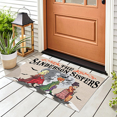 Alternative view of The Sanderson Sisters Three Witches Hocus Decorative Doormat - Welcome Mat
