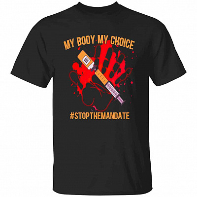My Body My Choice Tshirt, Black, Unisex T-Shirt