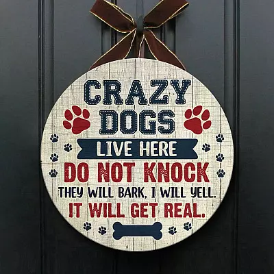 Wooden Door Sign