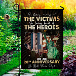 3NH. Loving Memory 911 (7) Garden Flag Mockup 1