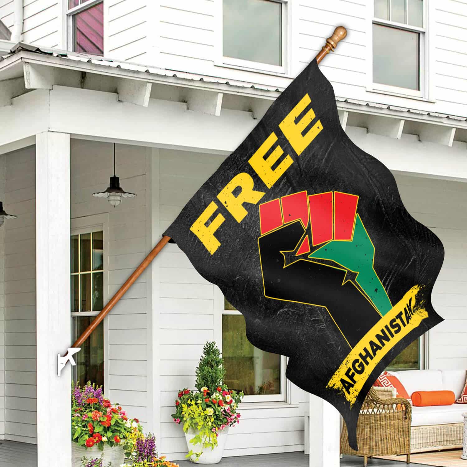 30x40 House Flag Mockup 7