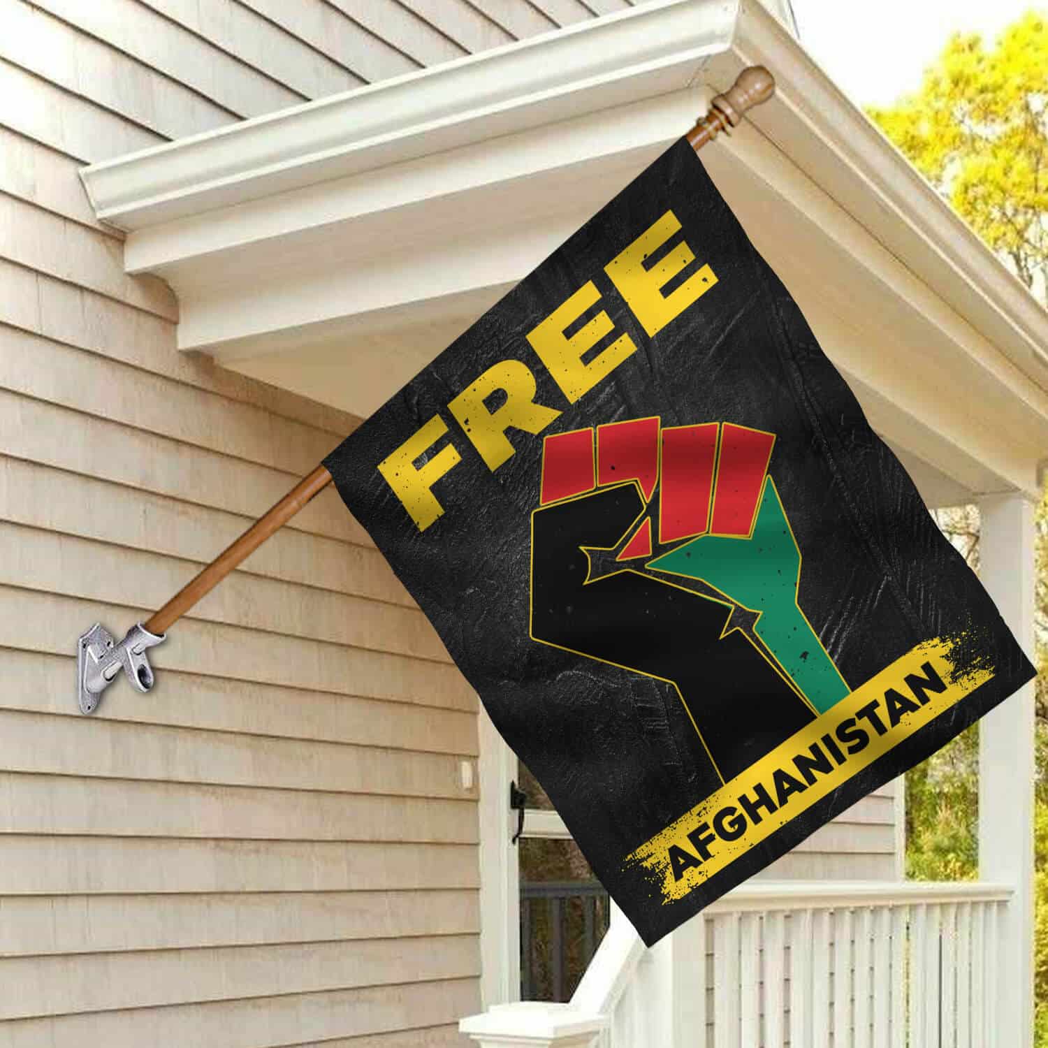 30x40 House Flag Mockup 2