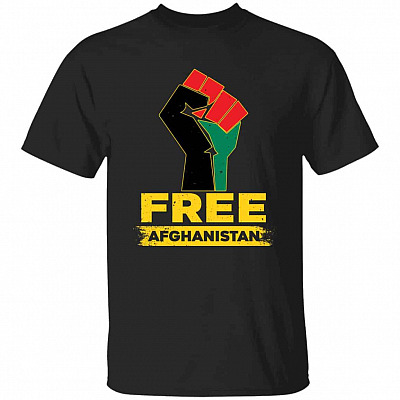 Save Free Afghanistan Tshirt, Black, Unisex T-Shirt