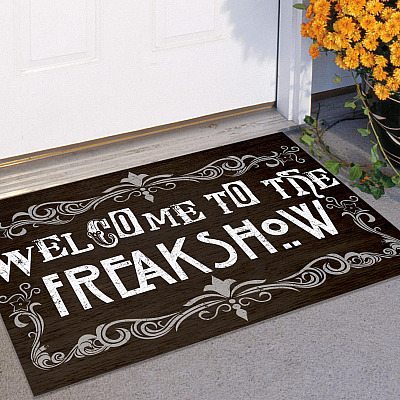 Alternative view of Welcome To The Freakshow Outdoor Indoor Doormat - American Horror Story Welcome Doormat Housewarming Gifts