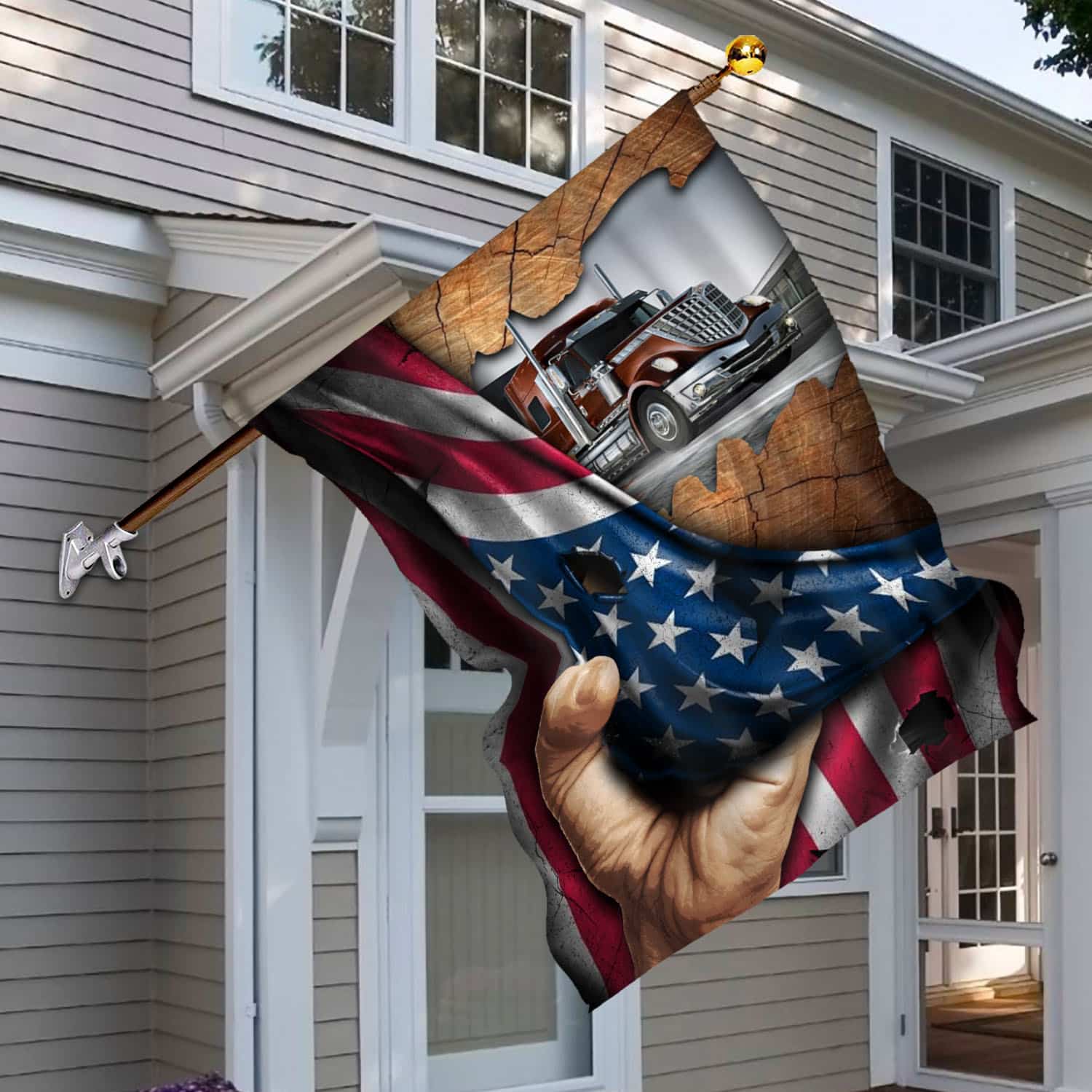 30x40 House Flag Mockup 6