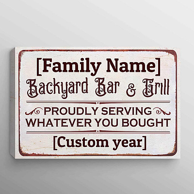 0.75'' Framed Canvas